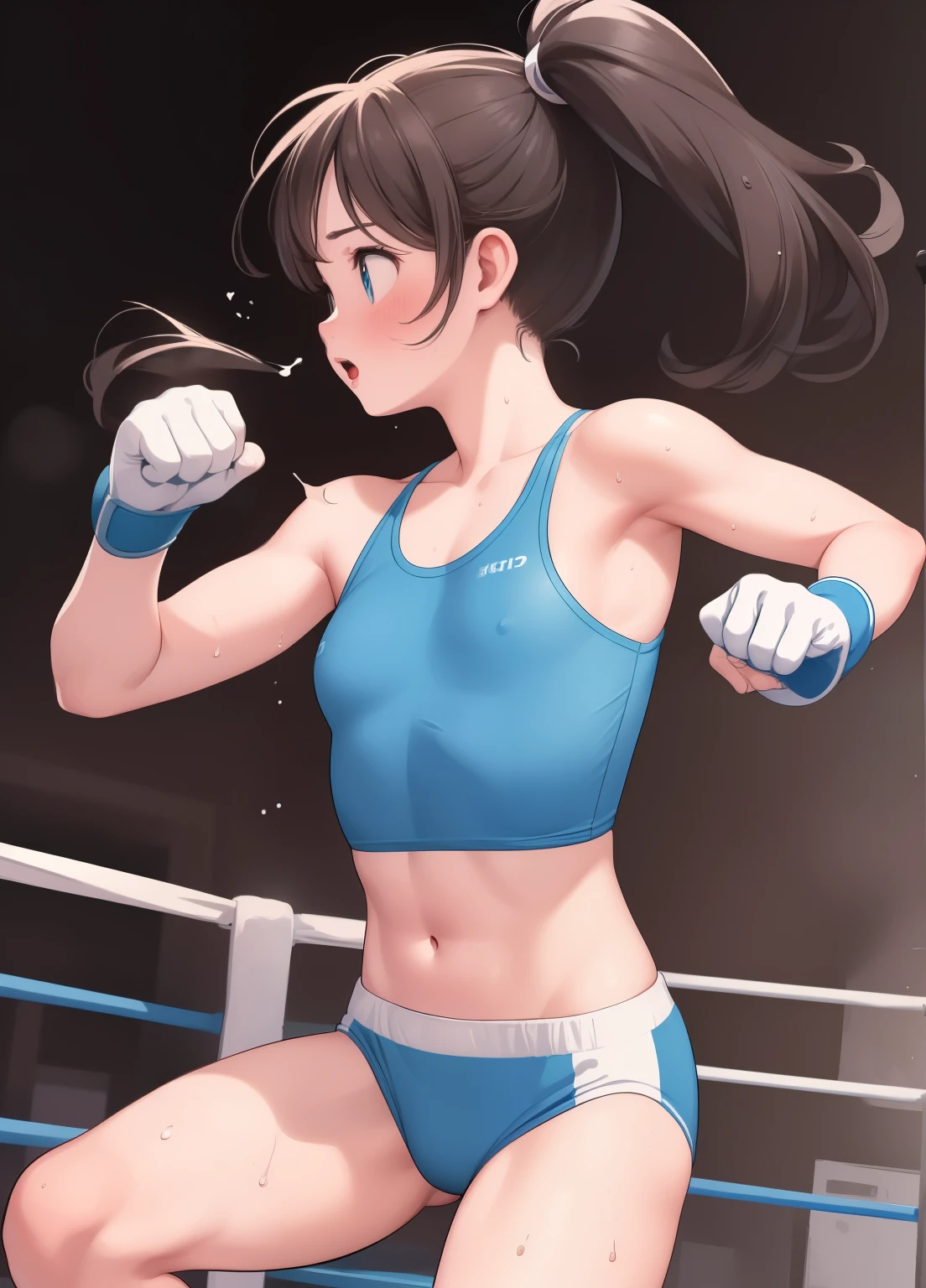(masterpiece、Highest quality、Highest quality、Official Art、Beautiful and beautiful:1.2)、(1 personの:1.3)Hatsune Miku、Twin tails,Beautiful breasts, Katsushika Hokusai,(original) , (Highly detailed wallpaper) , (Highest quality) , (masterpiece) , Photographic reality, Realistic, Highly detailed illustration, (1 person) , Beautiful Eyes, (Delicate face) , Perfect detail, (Very intricate details) ,
(Boxing Girl) , (Violent beating) , Sweat, Shortness of breath, (Suppressive attacks) , (Boxing Ring) , Athletic Shorts, Perfect detail, Perfect Fingers, Perfect limbs, Impact, (Glowing Skin) , Abdominal muscles, muscle, Waist circumference,Boxing Shorts, Fistfight, K unification, (Super fine CG: 1.2) , (8k: 1.2) , Realistic, Octane Rendering