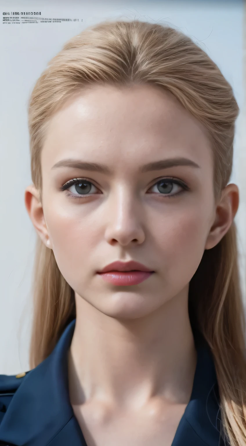 realistic,polite dress,(Fighter Action War Movie Poster),(foundation film reference: 1.8),realistic,Air Force general uniform,(realistic face resolution),movie pose,adult,skinny,big,one long-haired dark blonde woman,serious face,SF,SF,Various support characters