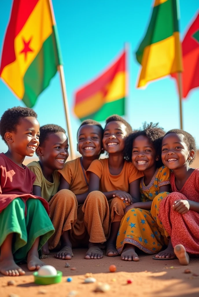 I need young are sit in Somalia flags that have l          shap