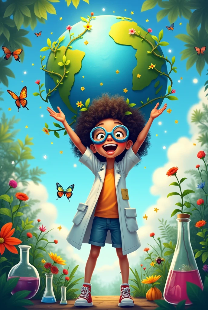 Draw a picture for Science Day with a love for the Earth 