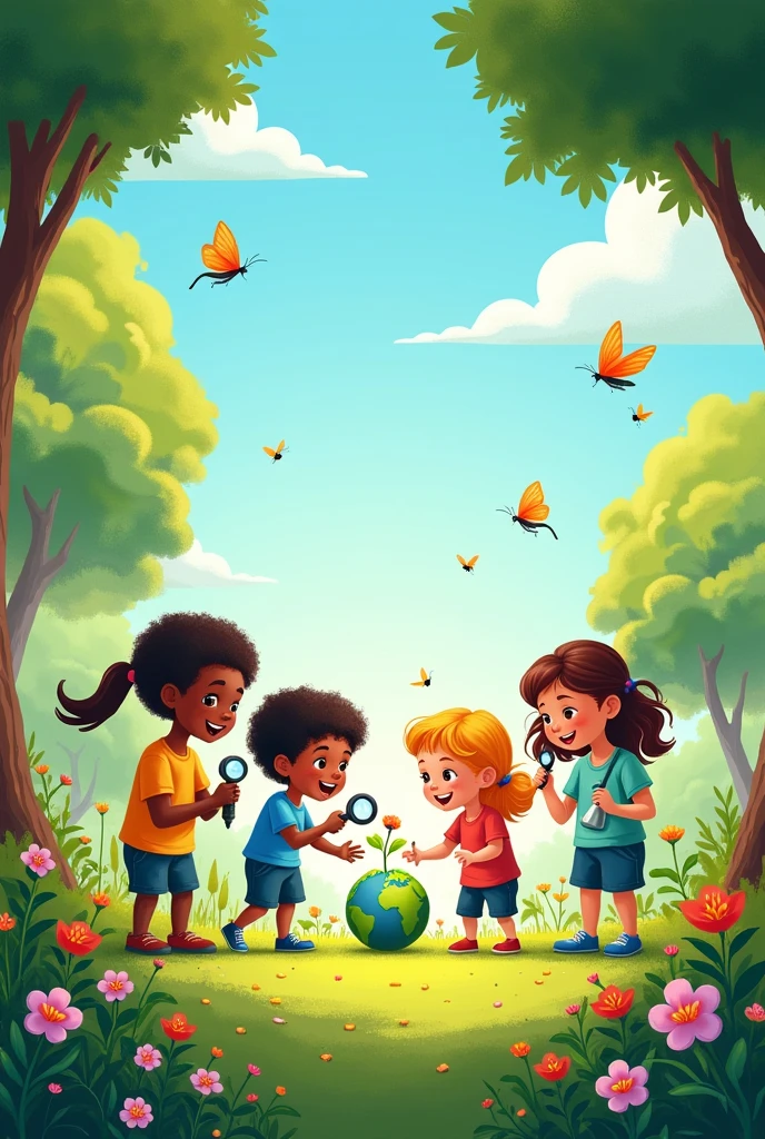 Draw a picture for Science Day with a love for the Earth