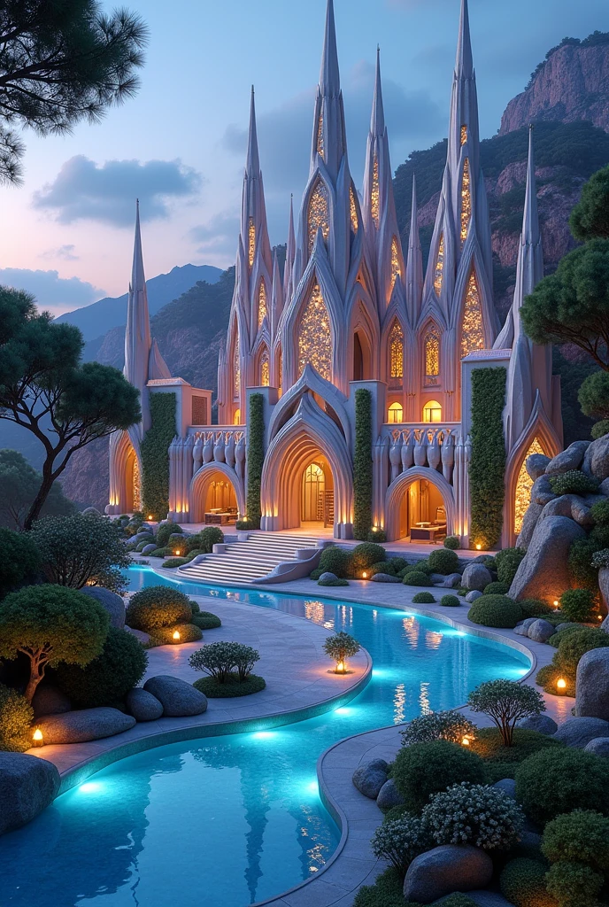 Futuristic Palace,Featuring the New Manueline Architectural Style