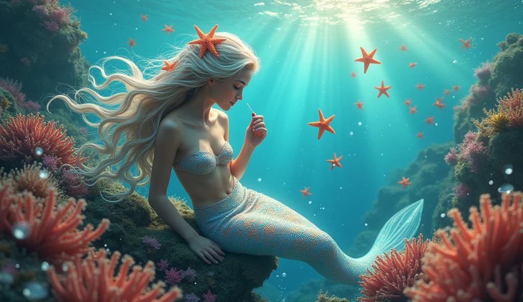 Mermaid and Starfish