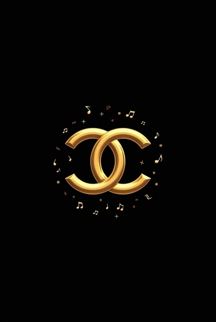 I need a music Chanel logo . Chanel name a NR GOLD
