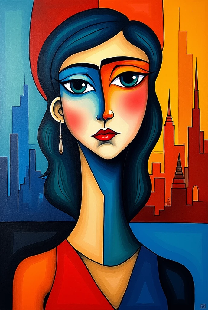 Cubist art 
