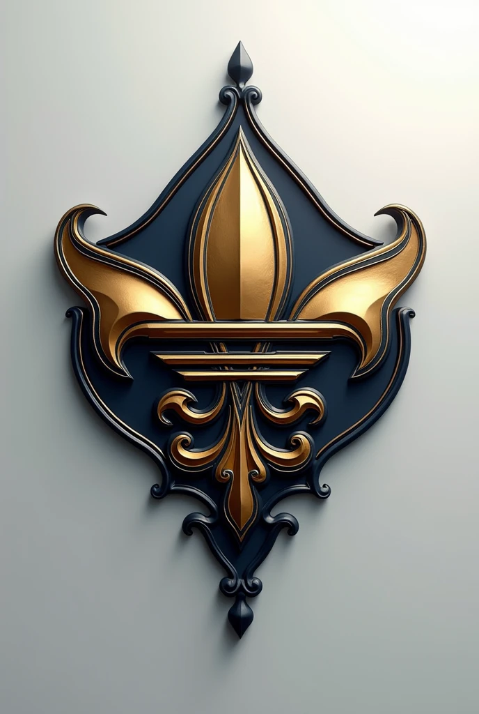 Adidas logo with a fleur-de-lis