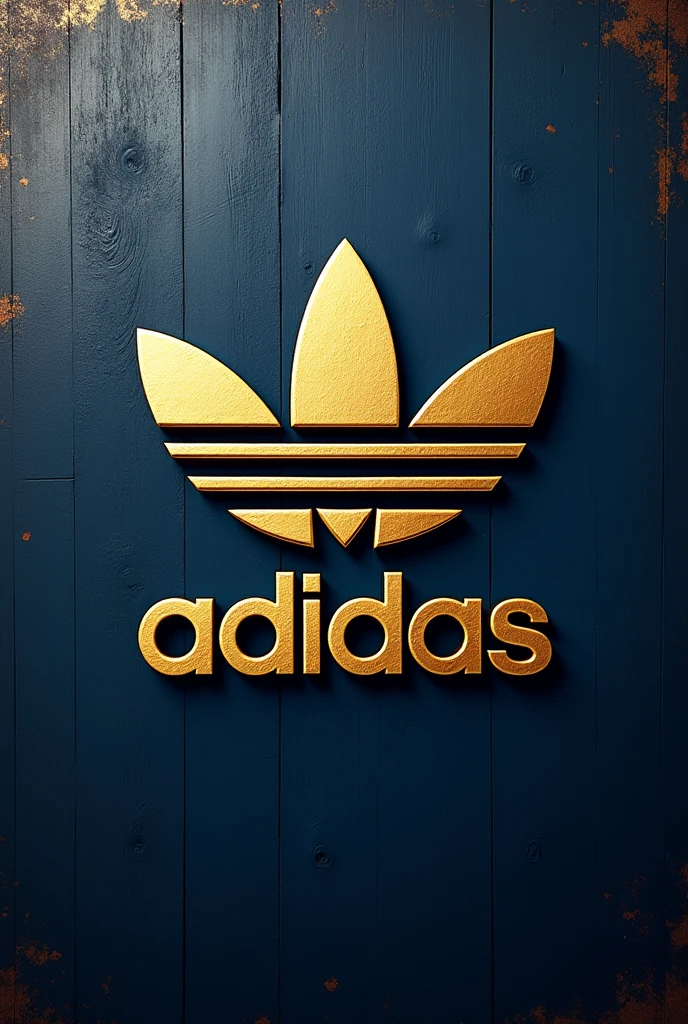 Adidas logo with a fleur-de-lis