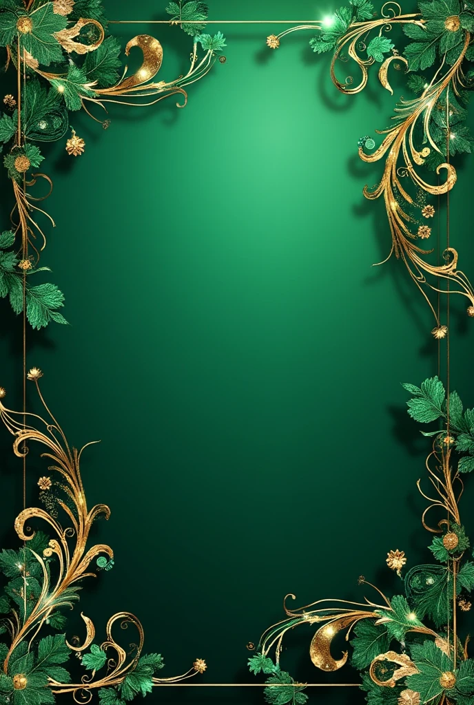 Generate eye catching patterns in Emerald green colour for Facebook banner more eye catching