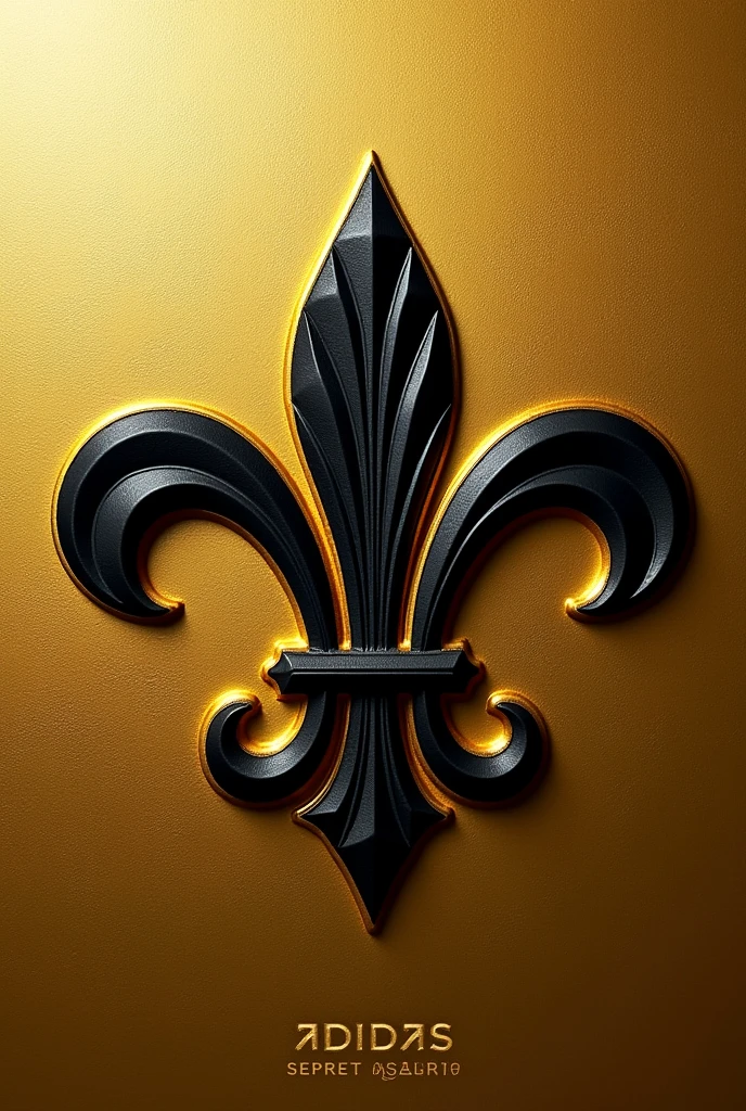 Adidas logo with a fleur-de-lis