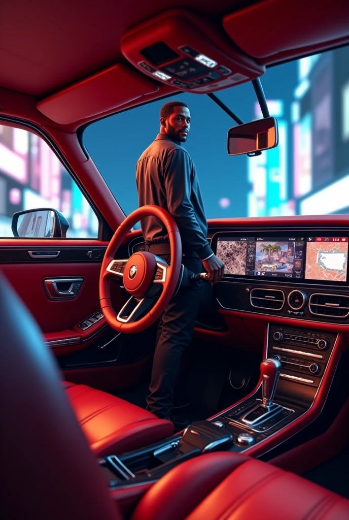 Posture for instagram triggers about GTA 5 and rendering progress interior, add picture “@arch_blueprint