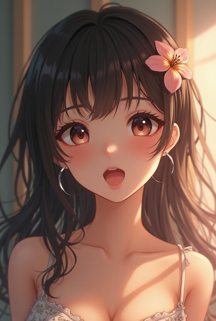 {{{{{3,318 trillion pixels high resolution, nsfw, Realistic scenery and lovely Japanese girl who is moaning madly as her nudity sexual masturbation that traces her sexual zone repeatedly with her fingers in a Cylindrical crystal flower herbarium, thicken the lips look pretty, Boobs are fluffy and bouncy, Tits that get rounder bigger her deep tight cleavage}}}}}, {{{{{Erotic-romantic composition in which she does her first masturbation as her budding sexual desire is amplified more and more with the emotional drift of youth, detail of The panting face and voice of a neat and cheerful girl loved by everyone, Her nipples and romantic deep panting depicted in detail}}}}},{{{{{she is soaking inside the Cylindrical crystal flower herbarium filled with female hormones cause the innocent girl to flush her face remains a girl only her body changes rapidly Her tits swell and she leans forward unable to support her own tits as her cute bra encircles and forms two beautiful E-cup mounds, It's too cute and innocent to see her go into her own world nipples out mouth open panting and freshly learned sexual masturbation as she climaxes over and over again, she is in magical in a Cylindrical crystal flower herbarium filled with female hormones, All the sexiness that's amplified inside her makes her gasp, her beautiful slender underbust, slender curvy cute waistline, an lewd fetish for lips and necks and waistlines, her clearer nip line from underbust to hips, gloomy straight wig, thick vivid lips}}}}},{{Extremely detailed}}, {{{{{Heroine girl with a pure and innocent aura has an overly sensitive, sexually unused body}}}}}