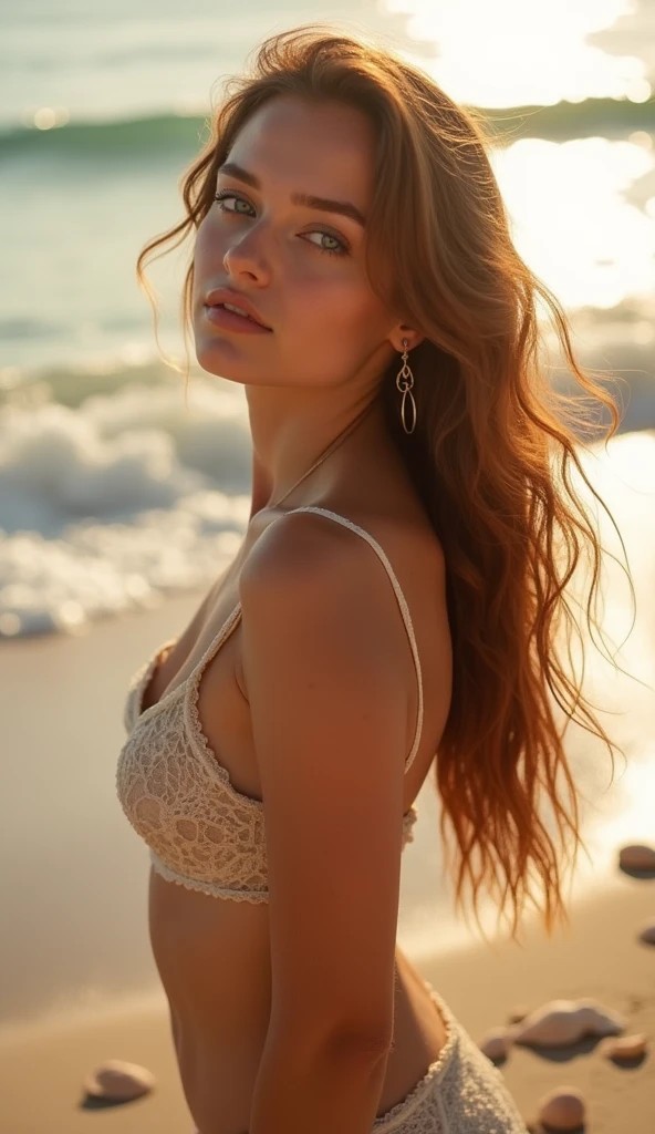 sexy fresh thick 20yo woman, topless 