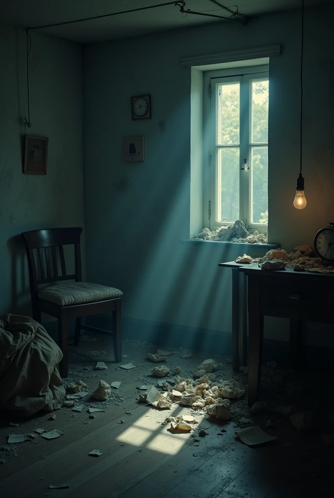 You can make an image that generates shame, without people
