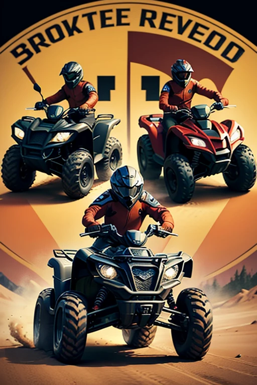 quad bike emblem, logo