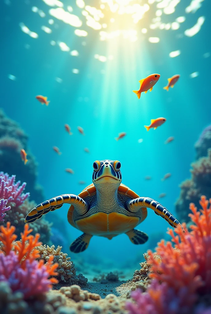 A shocked turtle 