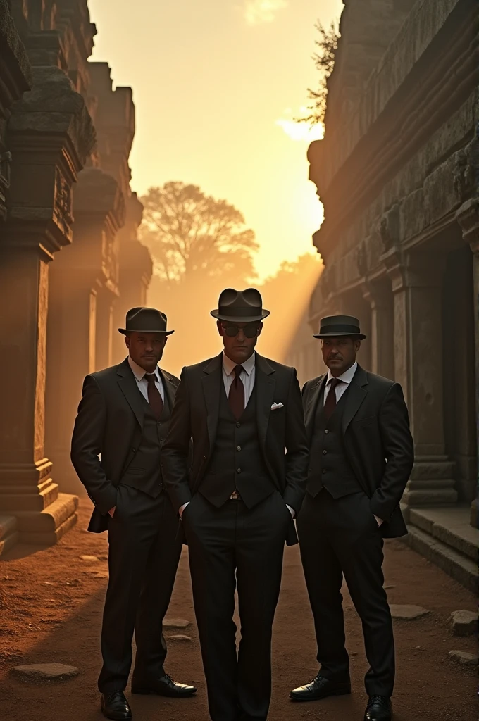Peaky blinders in Angkor Wat