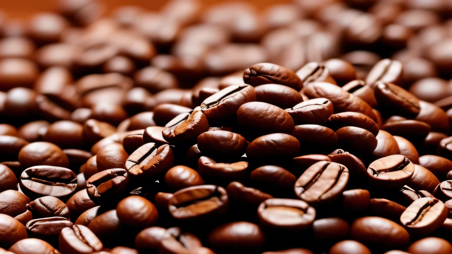 Coffee Beans、The screen is full of Coffee Beans、Coffee Beans fill the screen