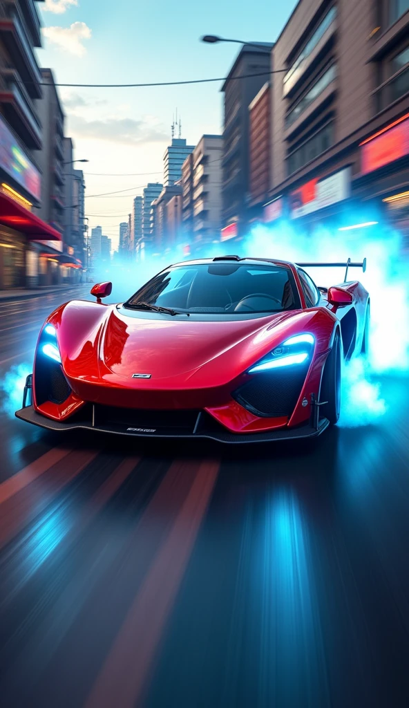 car photography, fast car, need for speed style, race, nitro, fire and blue fire from exhaust, fast speed, motion blured enviroment, photo shot fromleft front, 8k, hyperrealistic, cinematic, vibrant colors, concept art, realistic, (best quality,4k,8k,highres,masterpiece:1.2),ultra-detailed,(realistic,photorealistic,photo-realistic:1.37),hyperrealistic, intricate details,