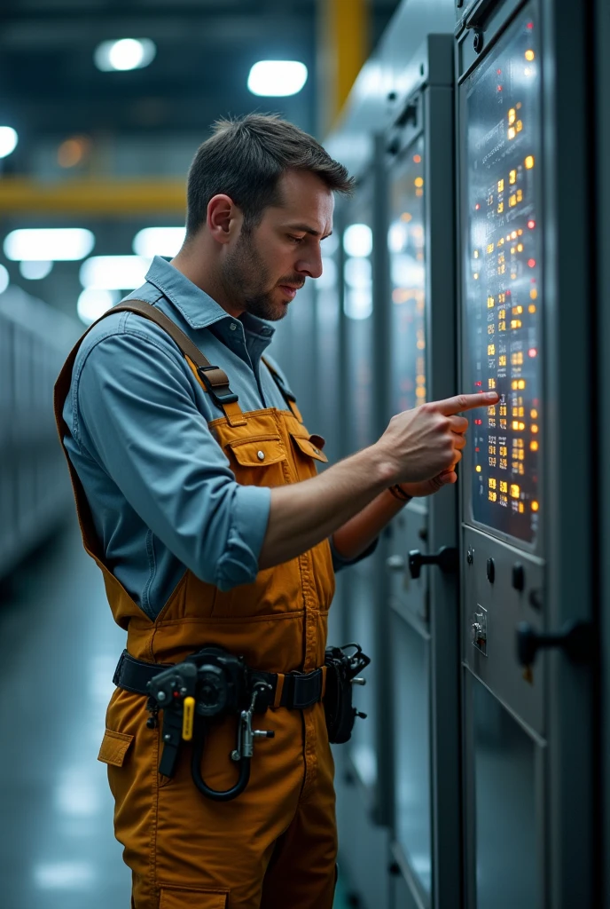 Electrical engineer
Man
Series
Work clothes
Factory
Euro pack