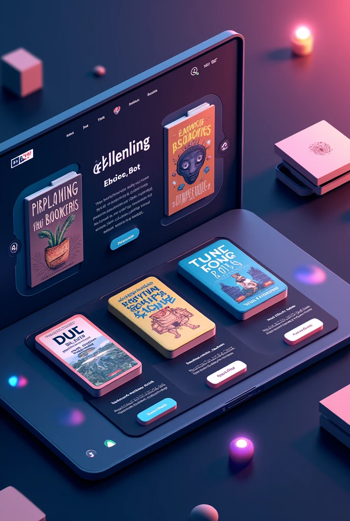 A page for a telegram bot for selling ebooks and write "pdfjunkie.featuring"