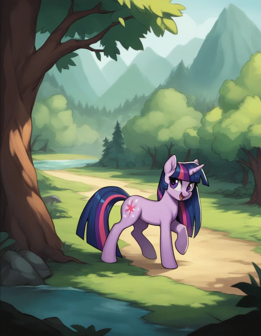 Twilight Sparkle Forest Torting:*GIF*