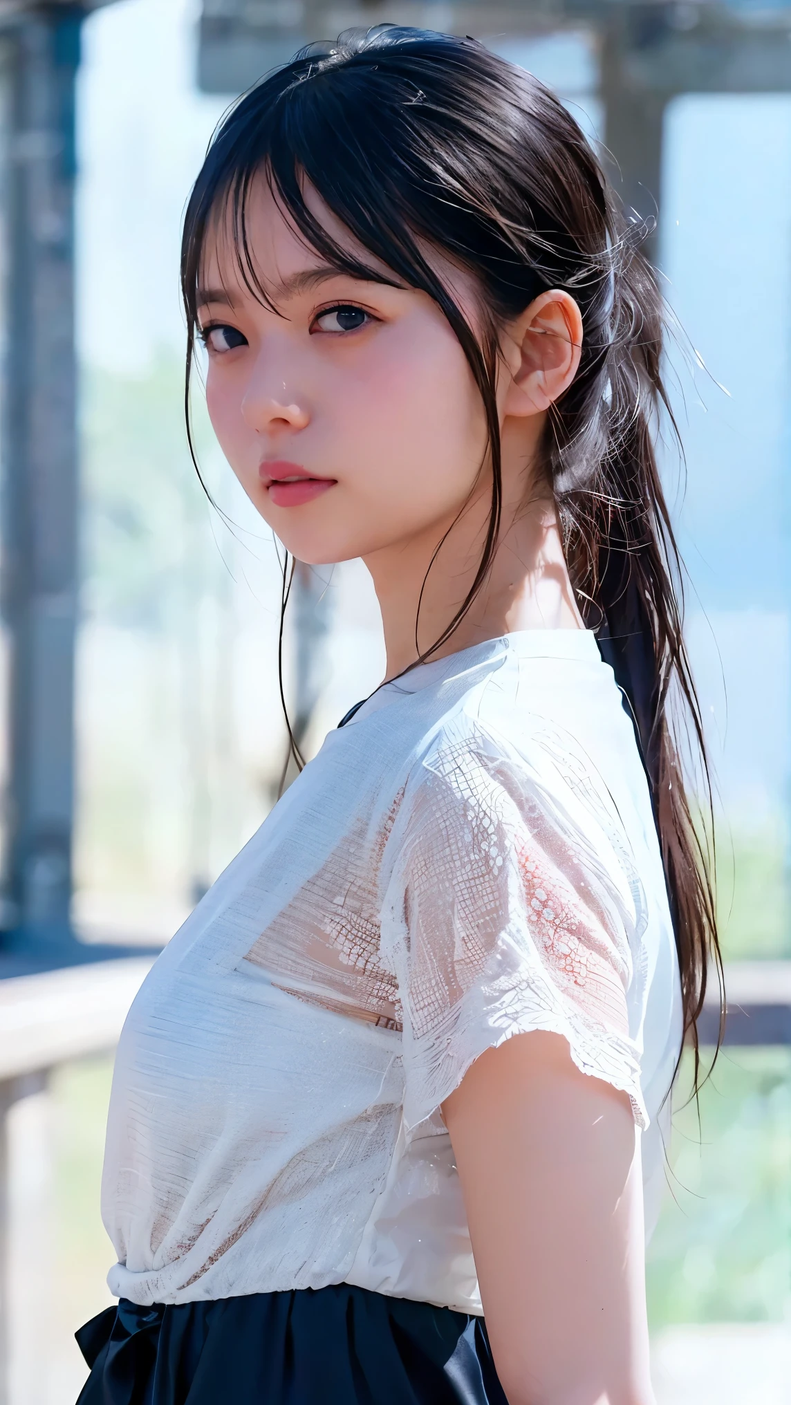 Memory correction:255, Everything modern:1.66, Cute Japanese Women Photos, smile, 20-year-old, Oil and hair balm for one-length straight hair:1.55, (photo Realistic:1.4), (hyper Realistic:1.4), (Realistic:1.3), (Smoother lighting:1.05), (Improving the quality of cinema lighting:0.9), 32K, 1 person,20-year-oldの, Realistic lighting, Backlight, The light shines on your face, Ray Tracing, (Bright light:1.2), (Improvement of quality:1.4), (Highest quality Realistic textured skin:1.4), fine grain, Detailed face,(smile:0), (Emphasis on face close-up:1.3), (Enhances the beauty of skin texture:1.1),((Extremely precise and accurate anatomy:1.0)), (Enhances the beauty of skin texture:1.1), Clean and glowing skin, mesh, thin:1.2, (Realistic:1.3), Realisticなライティング, (Smoother lighting:1.05), 32K, One Japanese woman, fine grain, Detailed face, (Film Grain:1.1),(Accentuates body lines:1.1), High resolution, Natural look, Kind eyes, Improves hair quality, Delicate light and shadow, Transparent muscles, Graceful pose, Beautiful Eyes, Sharp details, Soft light reflection, Beautiful contours, Delicate skin tone, Fine hair texture,Cute Japanese Women Photos,