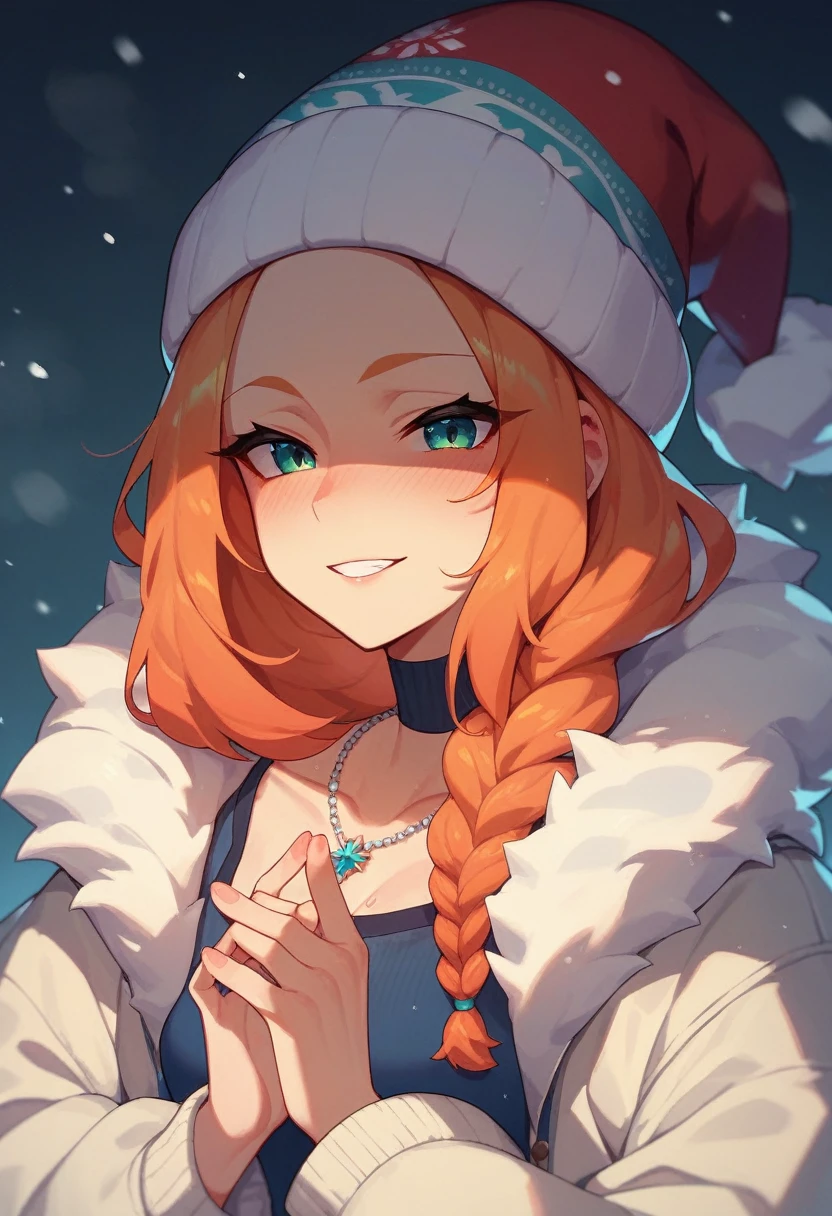 Cold winter fire