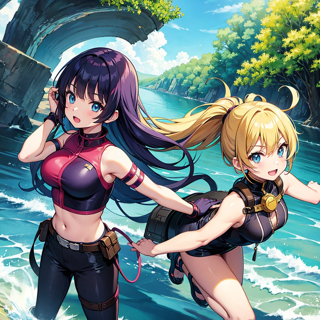 Anime woman  adventure 