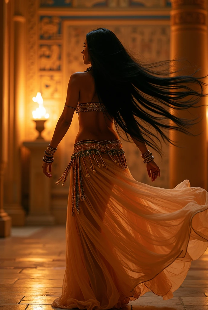 Egyptian belly dancer, big tits, black hair, squirting. 