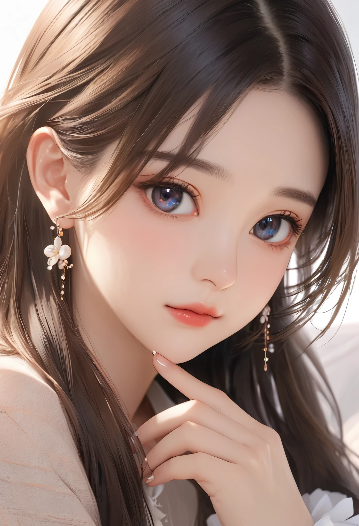 18 year old beautiful girl, masterpiece, Highest quality, 8K Animation, Detailed fingers, Accurate Fingers, It&#39;s not an unnatural hand., figure, 1 person, alone, Pink Bob Cut, Gold crown, Flower Hair Ornaments, Sagging eyes, Red mini skirt, Yui