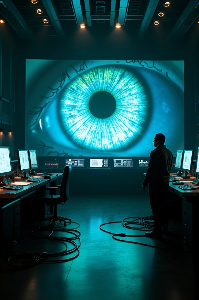 Light eye on big screen