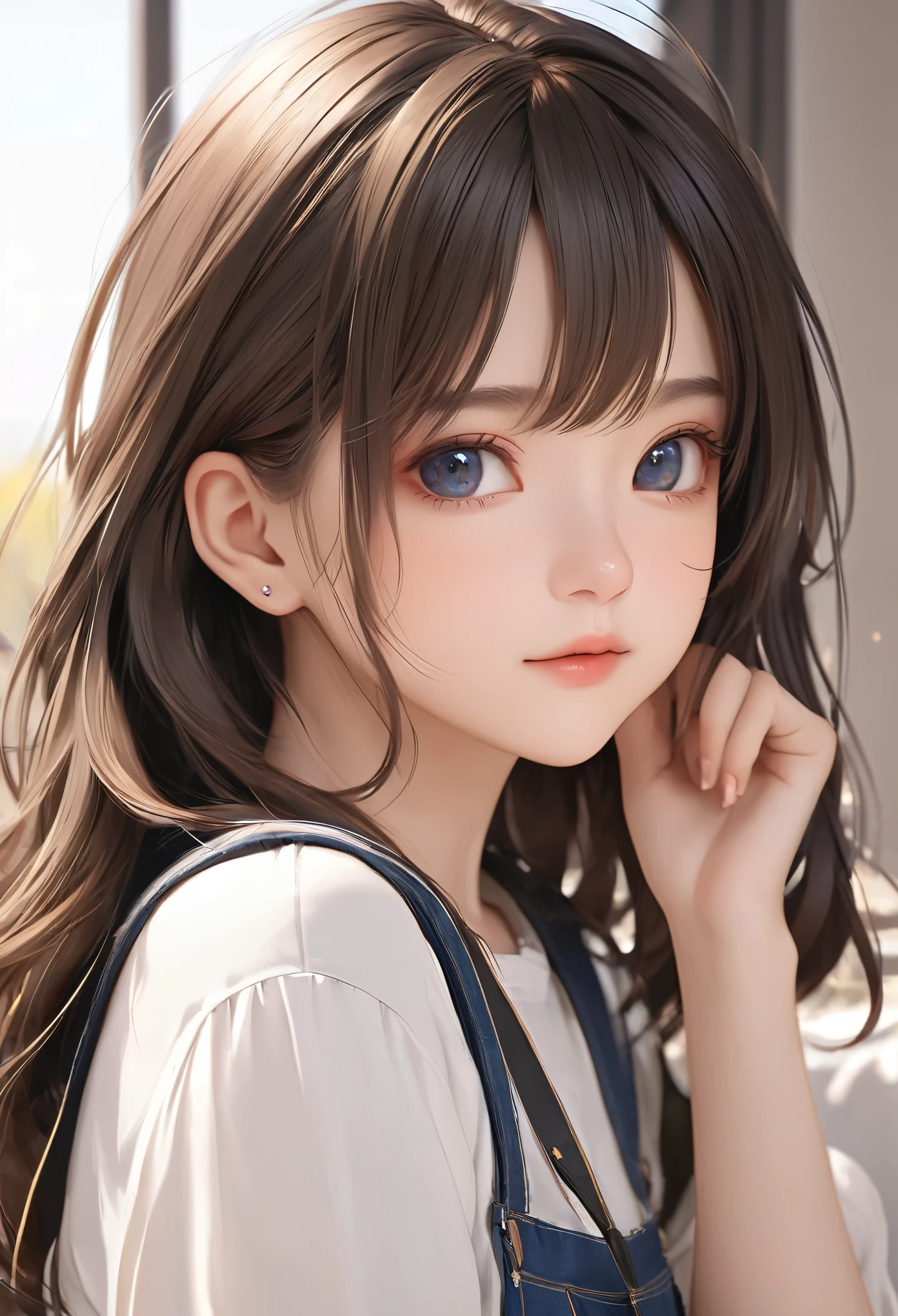 Beautiful 15 year old girl, masterpiece, Highest quality, 8K Animation, Detailed fingers, Accurate Fingers, It's not an unnatural hand., figure, 1 person, alone, Pink Bob Cut, Gold crown, Flower Hair Ornaments, Sagging eyes, Red mini skirt, Yui