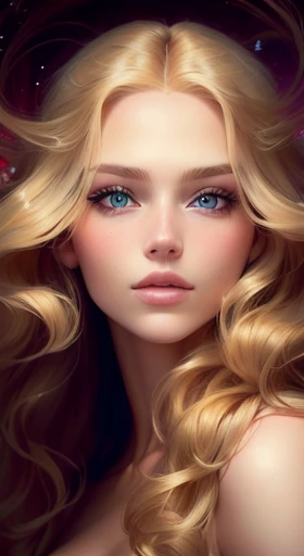 a woman with long blonde hair and blue eyes poses for a photographer, blonde, Professional retouching, high quality portrait, blonde flowing hair, stunning beauty, flowing blonde hair, beauty retouching, amazing features, gorgeous woman, glamorous hairstyle, Glamorous Hair, Girl with blond hair, beautiful blonde, stylized beauty portrait, red hair and attractive features