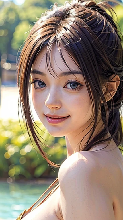(In 8K、RAW shooting、Highest quality、Masseter region:1.2)、Very detailedな、Ultra-high resolution、(Realistic、Realistic photos:1.37)、Portraiture、High-resolution RAW color photos、Professional photography、hVery detailed and beautiful、Very detailed、8k wallpaper、Very detailedな、Large file size、Official Art、HVery detailed CG Unity 8K wallpapers、hVery detailed beautiful girl、Very detailed顔、Very detailed目、Very detailed皮膚、Very detailed指、hVery detailed nose、Very detailed詳細な口、Perfect ???????、Detailed Background、Detailed clothing、1 person、(20:1.2)、20th Generation、cute、Realistic body、((masterpiece, Highest quality, Highest quality, Official Art, beautifully、beautiful:1.2)),((masterpiece)),((Vibrant colors)),((Ayako Katagiri)),((Mischievous smile)),((smile)),((looks fun)),(((nude))),(Open-air bath),(Nipples exposed)