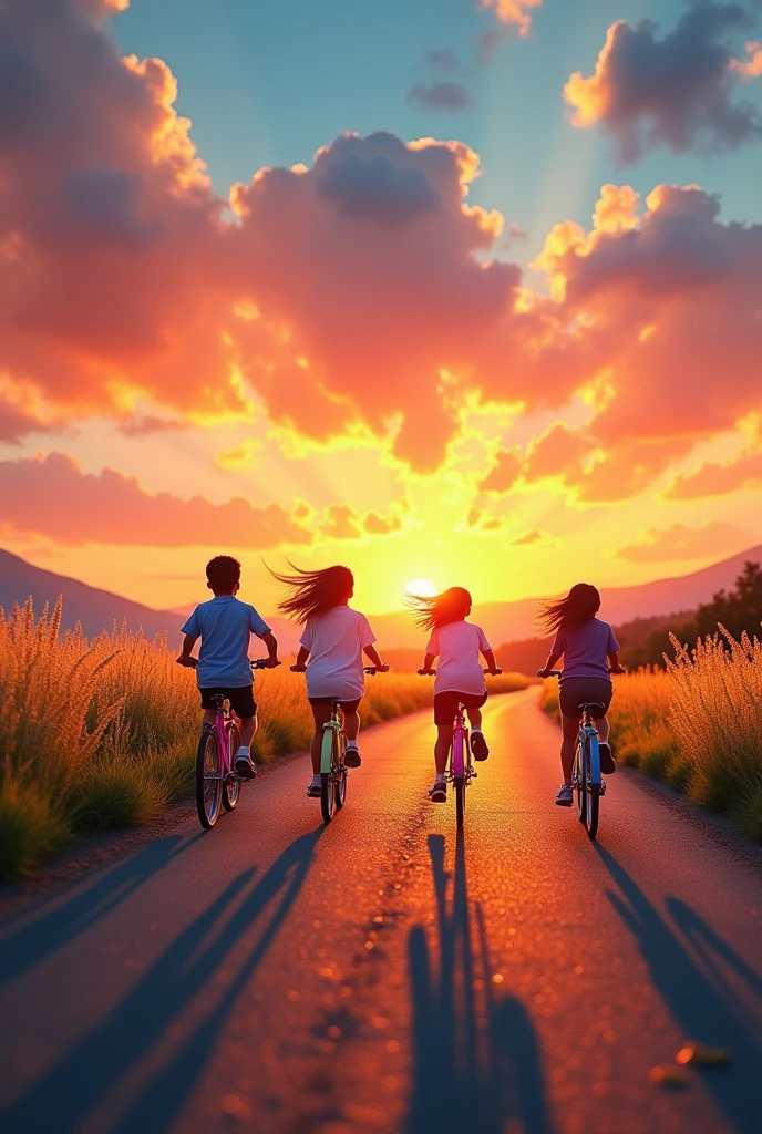 (Verse 1)
The sound of the chime, a sense of urgency. We rush out of the classroom in the afternoon. Throwing off our constricting uniforms, we pedal our bikes, the wind in our faces. The sunset sky is visible in the distance. Between dreams and reality, we continue our journey, even as we struggle. Our own story.
(Verse 2)
Test preparation, failing grades, barely crossing the line. Friendship, love, youthful exuberance, sometimes going in circles. Even so, tomorrow will come. With hope and anxiety in our hearts, we continue to draw our vision of the future, vibrant and overflowing.
(Bridge)
Sweat and tears after club activities, running through our youth. We were invincible then, overcoming any wall.
(Bridge)
From the school building window, the blue sky we looked at still shines with the same unchanging radiance. It encourages us, softly.
(Verse 3)
Graduation ceremony, each of us setting out on our own path. Saying goodbye to friends, sadness, nostalgia, all held close to our hearts. A new starting line. Becoming an adult isn't easy. But it will be alright. We will stand up again and again, and grasp the dream ahead.
(Bridge)
The future we dreamed of in the corner of the classroom is almost here. We won't forget the promise of that day, and we'll move forward at our own pace.
(Chorus)
Expert We are each an Expert, with a thirst for knowledge in our hearts, heading towards a bright future. Let's move forward without fear.