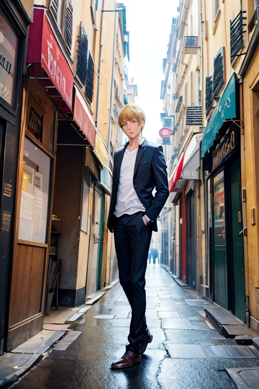 Onizuka dans les rues de Paris