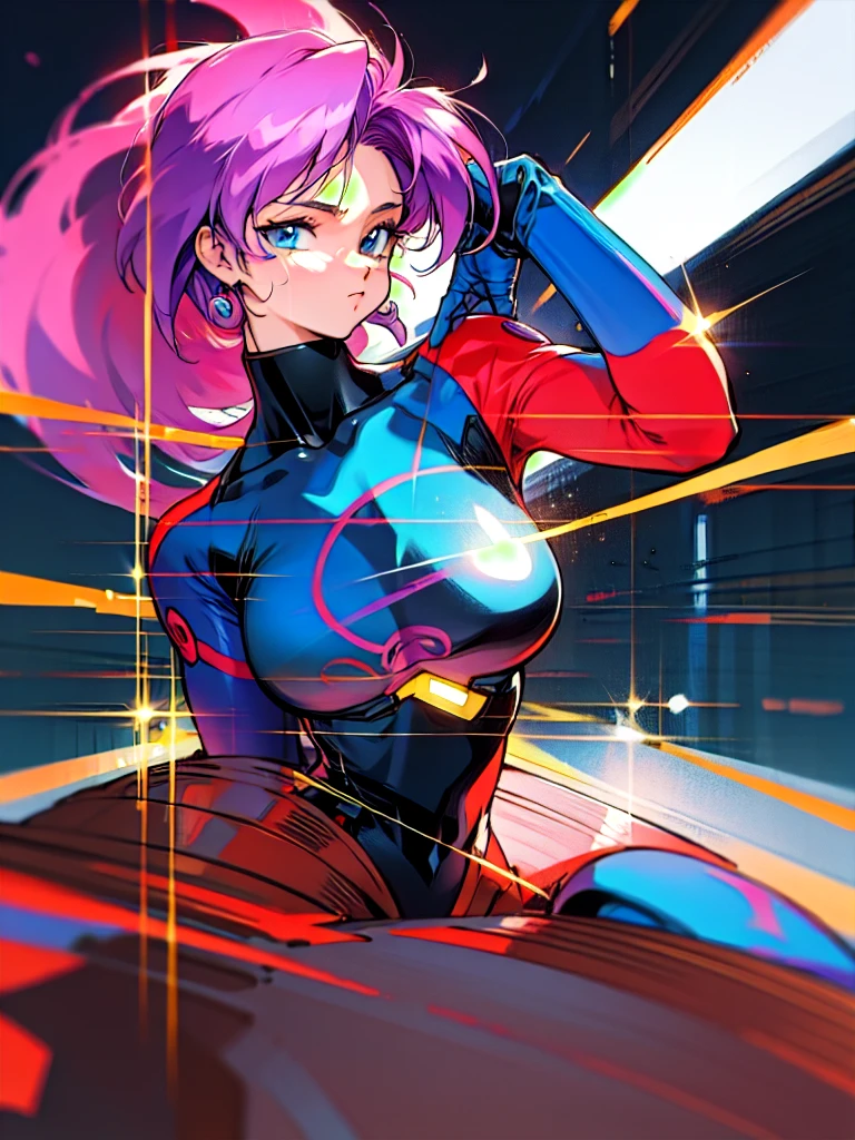 ((Best quality)), ((masterpiece)), (detailed: 1.4), (Absurd), light-skinned lolita with micro bikini, Genesis evangelion neon style clothing, 2 piece clothing, colored hair, tattoo on arms, cybernetic hand, pastel, centered, scale to fit dimensions, HDR (High Dynamic Range),Ray Tracing,NVIDIA RTX,Super-Resolution,Unreal 5,Subsurface dispersion, PBR texture, Post-processing, Anisotropic filtering, Depth of field,  Maximum clarity and sharpness, Multilayer textures, Albedo and specular maps, Surface shading, Accurate simulation of light-material interaction, Perfect proportions, Octane Render, Two-tone lighting, Wide aperture, Low ISO, White balance, Rule of thirds, 8K RAW, crysisnanosuit