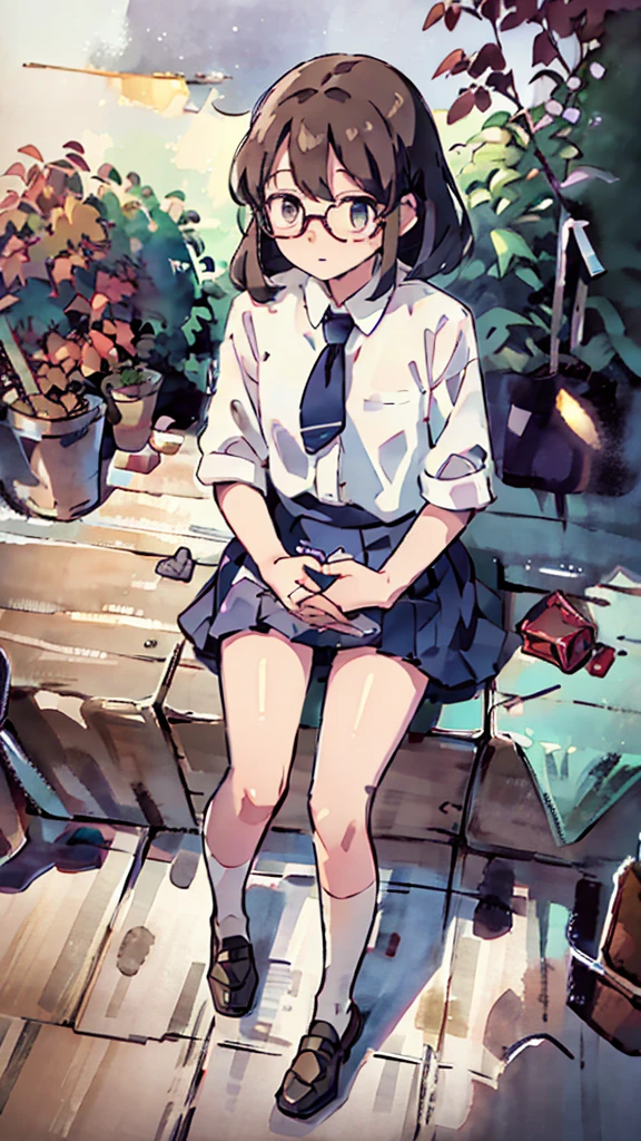 Sanctuary、Dazzling Light、Many towers in the distance、Big Moon、metropolis、Tall buildings、Looking up at the stars、Midnight、Moon、Blue light、sky、Nsfw、masterpiece, high quality, 4K, HDR,, Stable Diffusion prompt: schoolgirl with short、brown hair and red-framed glasses, wearing a white blouse and navy skirt, white panties visible, navy socks and brown loafers, in a state of arousal and trembling with sexual climax,simple illustration style, In a nichijou (everyday life) Setting Image generation AI model used: Stable Diffusion (eleet- model)
id: i2
