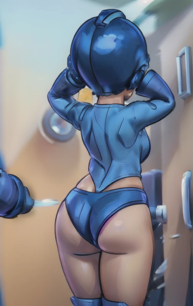 megaman female, big ass
