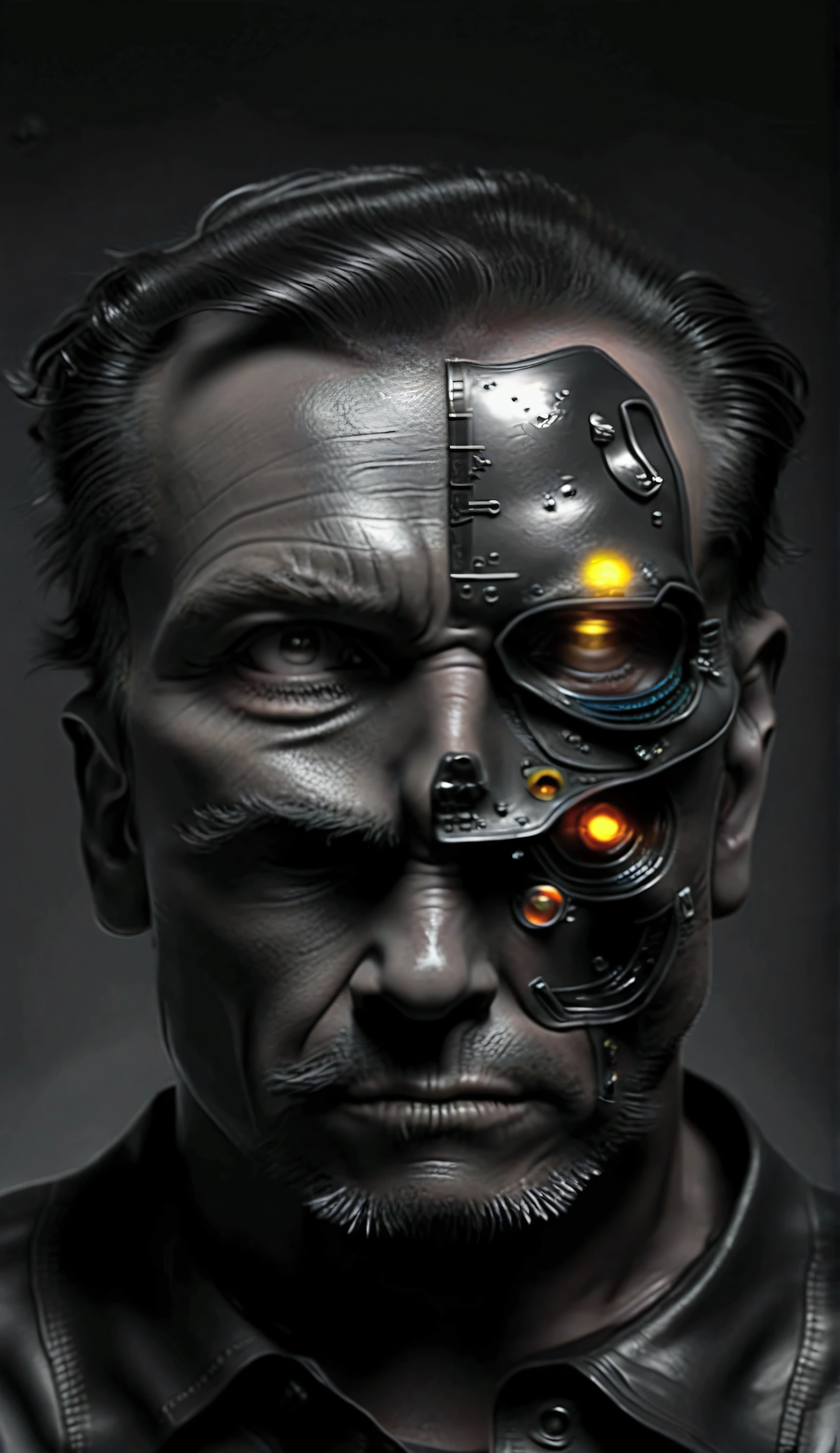 just add balance hair, make cyborg part outlines like scratch