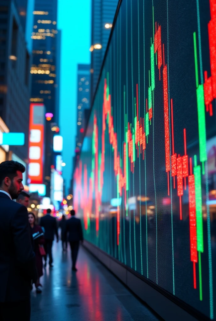 Create a stock market candles 