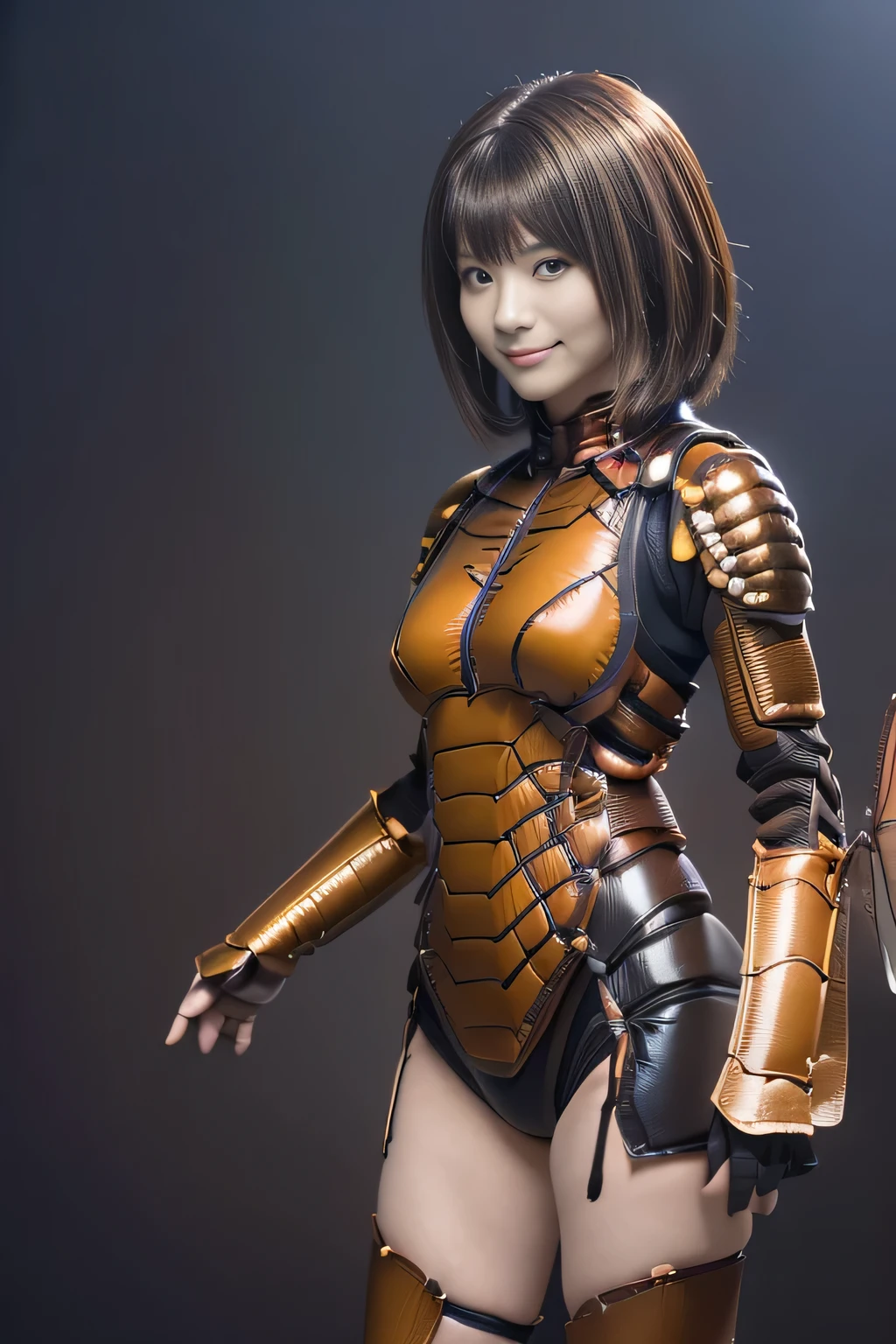 (high resolution,masterpiece,best quality,extremely detailed CG, anime, official art:1.4), realistic, photo, amazing fine details, all intricate, gloss and shiny,awesome many layers, 8k wall paper, 3d, sketch, kawaii, illustration,( solo:1.4), perfect female proportion,villainess, (fusion of dark brown cockroach and lady:1.4), (brown cockroach form lady:1.2), (brown cockroach lady:1.2), (fusion:1.2), (solo:1.4), (evil smile:1.2), muscular, abs, (cockroach brown exoskeleton bio insect suit:1.4), (cockroach brown exoskeleton bio insect armor:1.2), (brown transparency cockroach wing:1.4), (brown cockroach antennae:1.3),