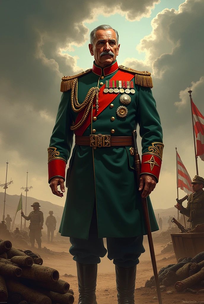 Rodolfo Graziani General of the Italian Army He is a Marshal。