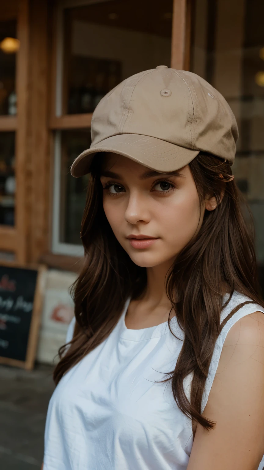 Girl Brown with Cap