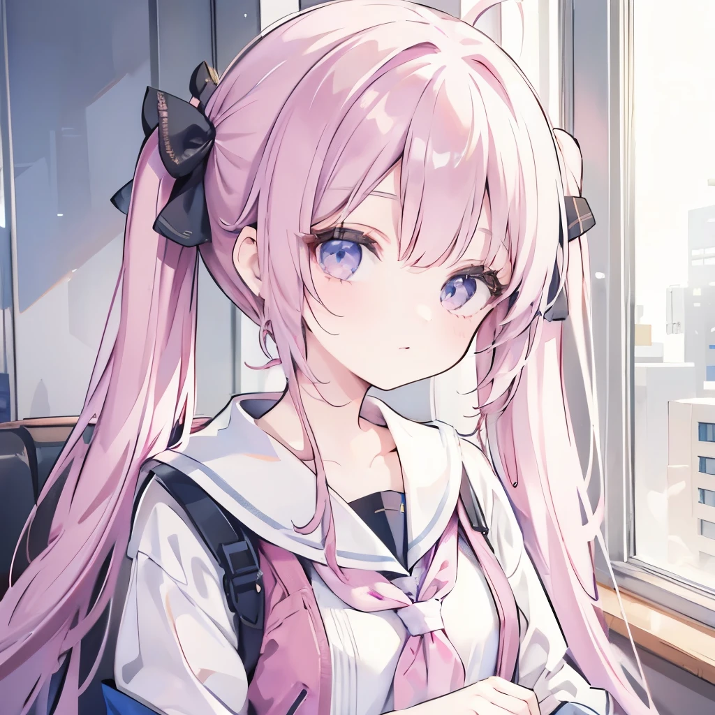 Twin tails、beautiful girl