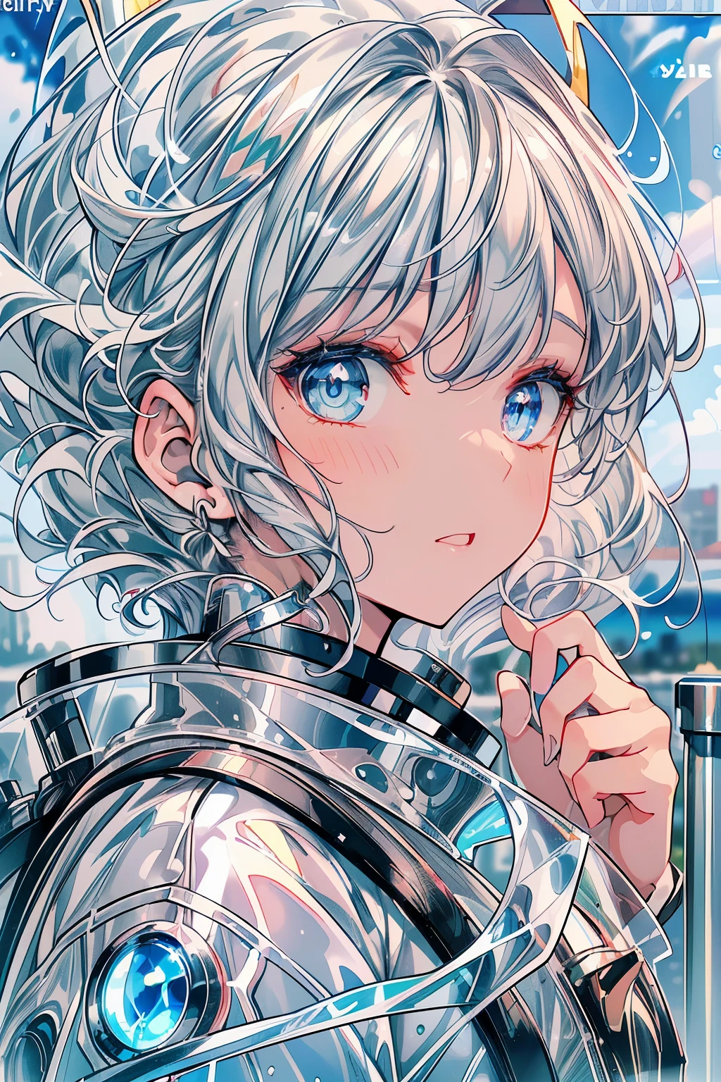 (Best quality,4K,8K,High resolution,Masterpiece:1.2),Super detailed,(Actual, Realistic),highly detailed, top quality, soft skin,Portrait,
break,
((clear blue eyes:1.2)),very kind eyes,eyes wide open,beautiful eyelashes,beautiful lower eyelashes,
break,
((Beautiful and shiny silver hair:1.3)),
break,
((typhoon,weather forecaster,weather forecast map:1.4))