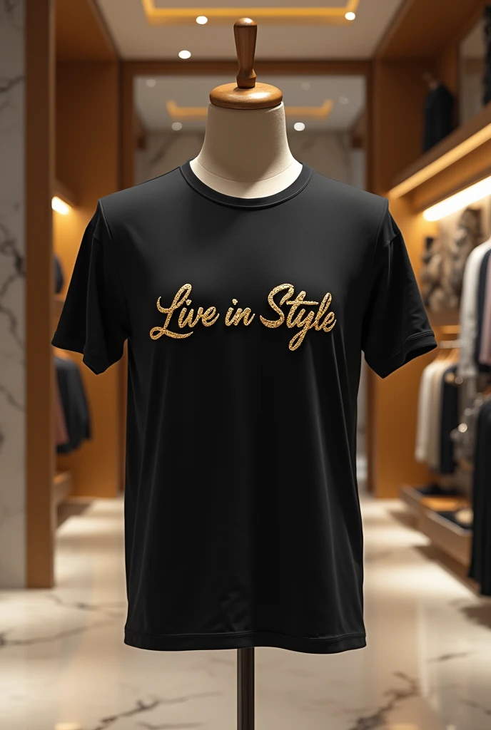 t-shirts luxury brand name me show tag line live in style