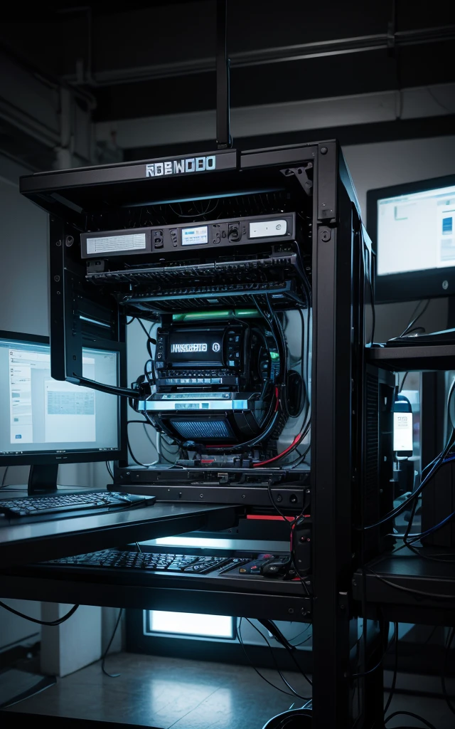 Imagens de robô mexendo no computador 💻 imagem dentro do computador criando imagem artificiais