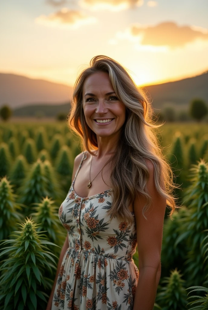 Loyal Milf with Cannabis plantage