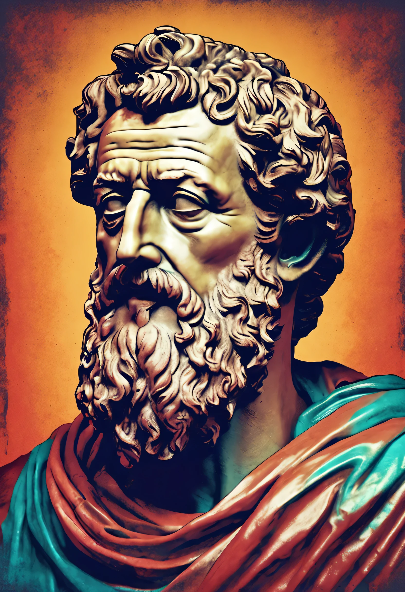 Realistic Stoic philosopher Marcus Aurelius